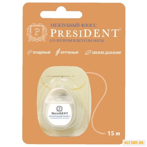 PresiDENT зубная нить Мятная