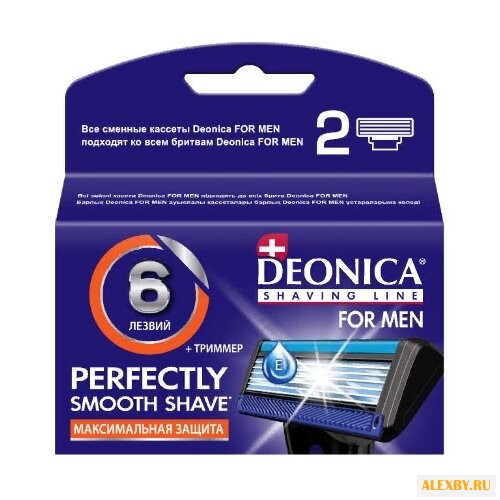 Сменная кассета Deonica 6 лезвий