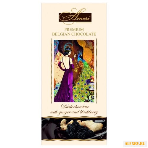 Шоколад Ameri горький с имбирем