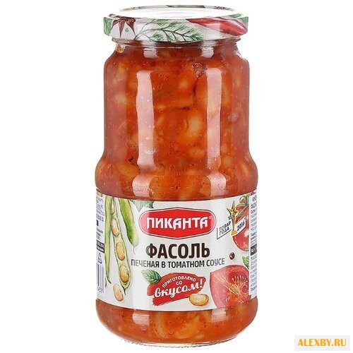 Фасоль Пиканта печеная в