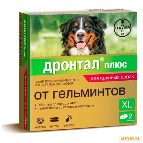 Дронтал Bayer плюс XL таблетки