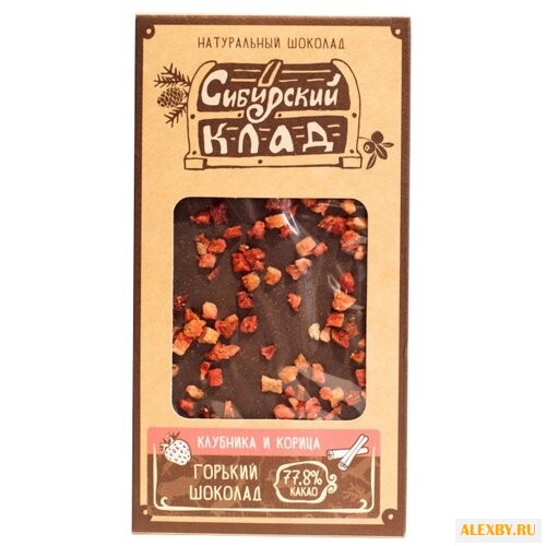 Шоколад Сибирский Клад горький