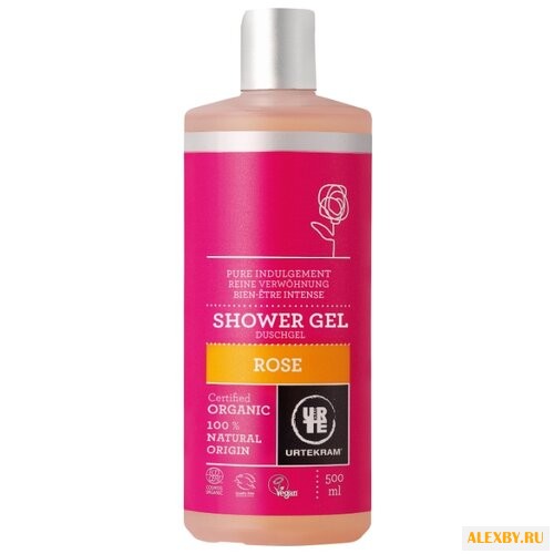 Гель для душа Urtekram Rose