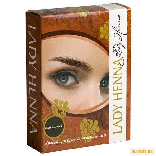 Lady Henna Краска для бровей на