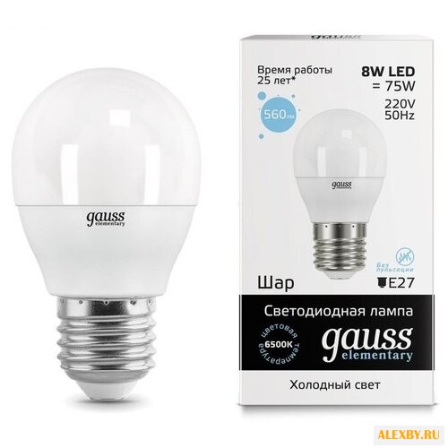Лампа светодиодная gauss LED