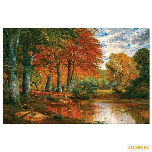 Цветной Картина по номерам Пруд