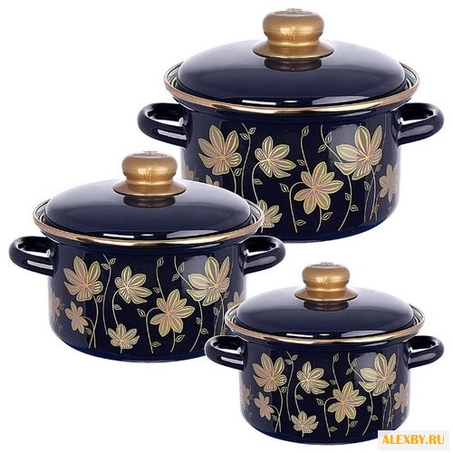 Набор кастрюль Эмаль Мелодия