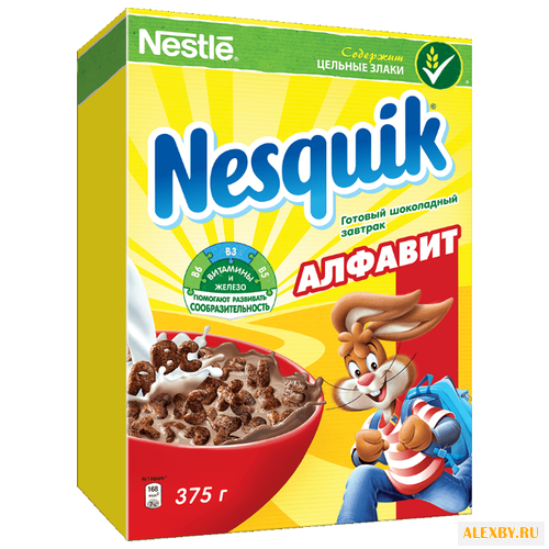 Готовый завтрак Nesquik Алфавит