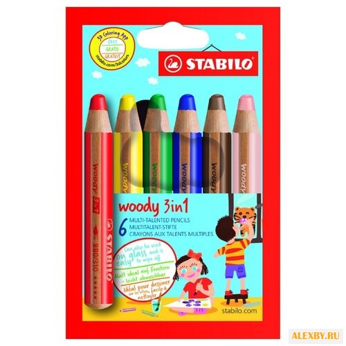 STABILO Цветные карандаши Woody
