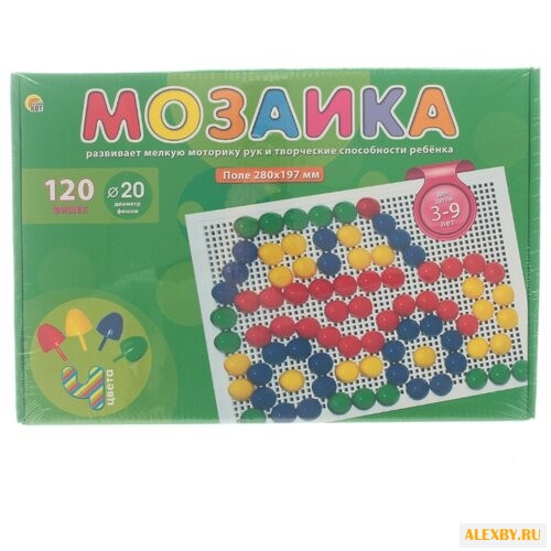 Рыжий кот Мозаика 120 фишек