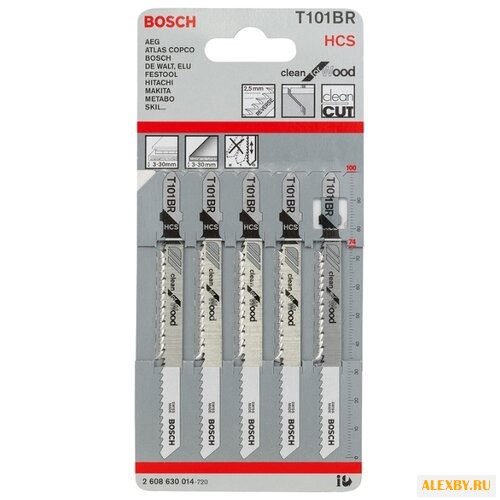 Набор пилок для лобзика BOSCH