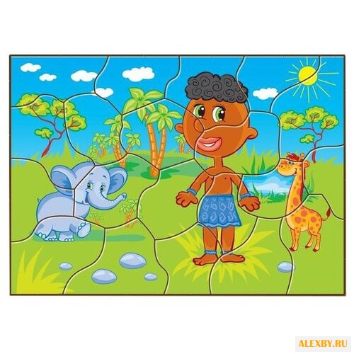 Пазл Полноцвет Пятна Африка