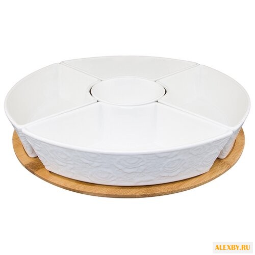 Elan gallery Менажница Белые