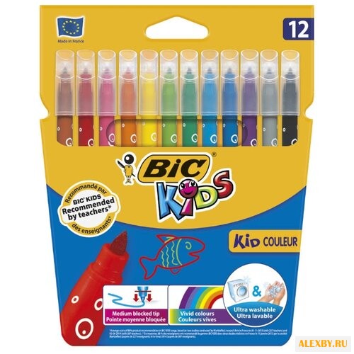 BIC Фломастеры Kid Couleur 12