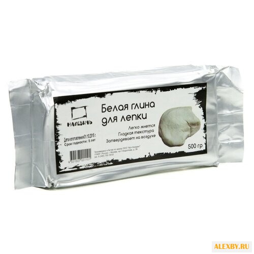 Полимерная глина Малевичъ белая