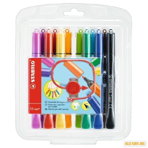 STABILO Фломастеры Cappi 12 шт.