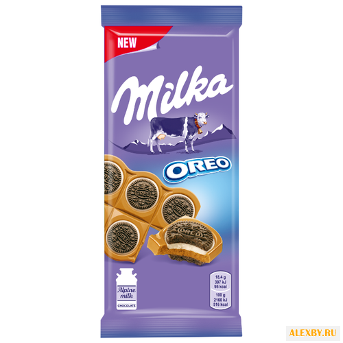 Шоколад Milka Oreo Sandwich
