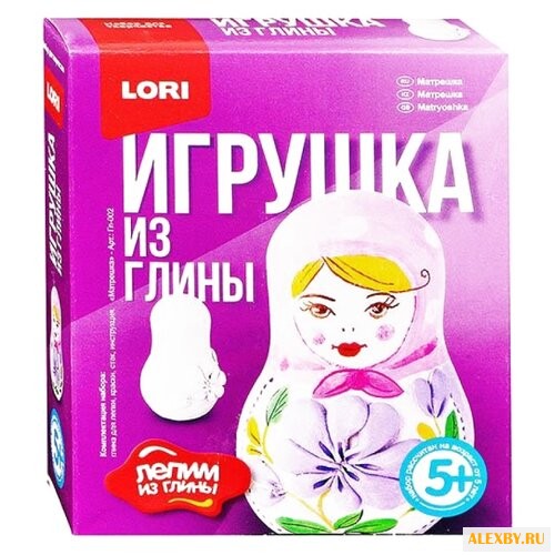 Натуральная глина LORI Лепим из