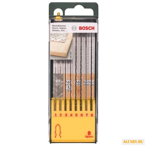 Набор пилок для лобзика BOSCH