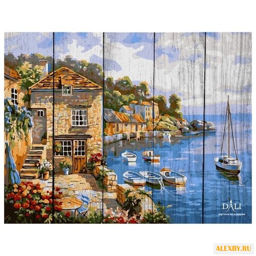 DALI Картина по номерам Город у