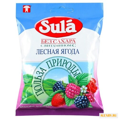 Леденцы Sula Лесная ягода 60 г