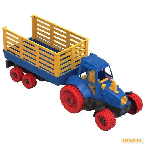 Трактор Нордпласт с прицепом