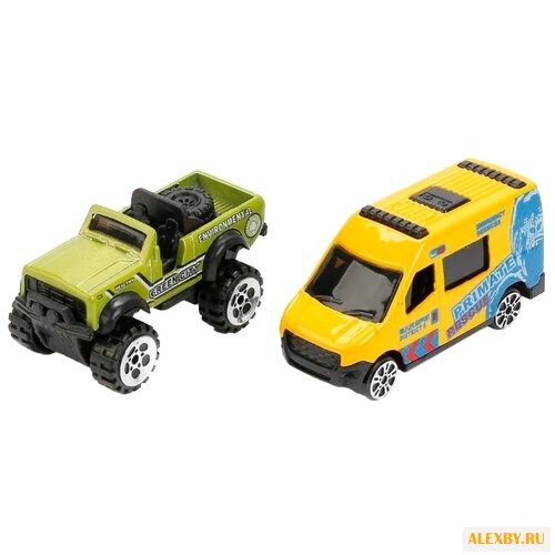 Набор машин ТЕХНОПАРК из двух
