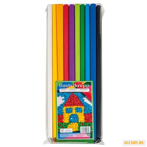 Цветная бумага крепированная в