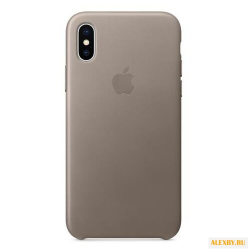 Чехол Apple кожаный для iPhone X