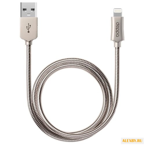 Кабель Deppa Steel USB - Apple