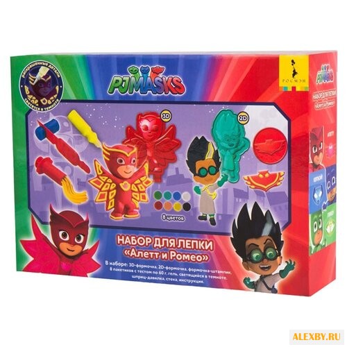 Масса для лепки РОСМЭН Герои в