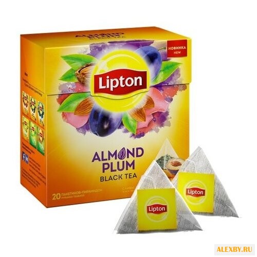 Чай черный Lipton Almond Plum