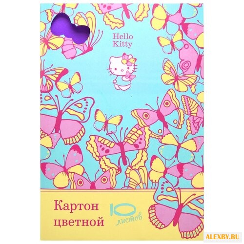 Цветной картон Hello Kitty