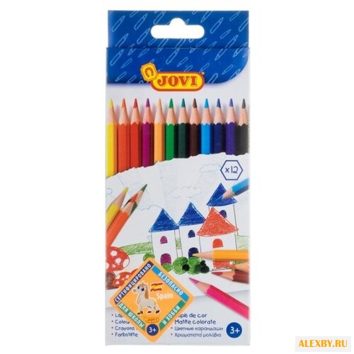 JOVI Цветные карандаши 12