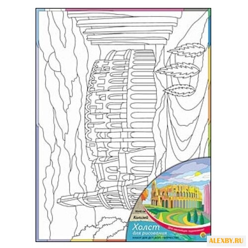 Рыжий кот Картина по контурам