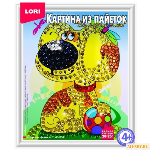 LORI Картина из пайеток Игривый
