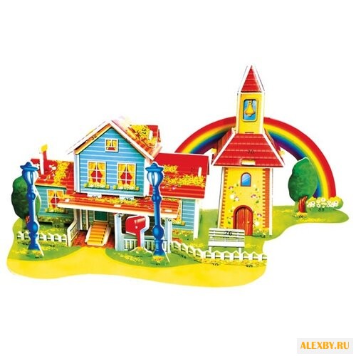 Пазл Zilipoo 3D Радужный дом