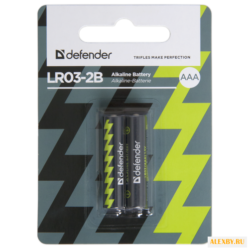 Батарейка AAA Defender LR03-2B