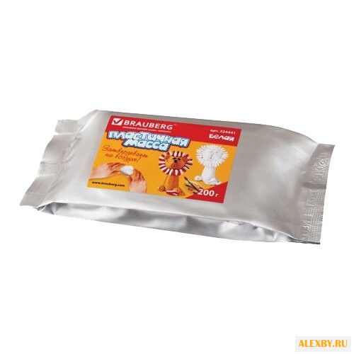 Масса для лепки BRAUBERG белая