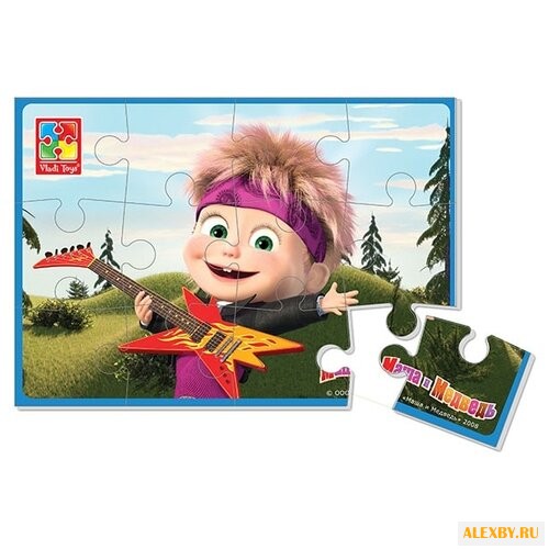 Пазл Vladi Toys Маша и Медведь