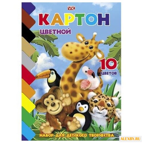 Цветной картон VK Зоопарк