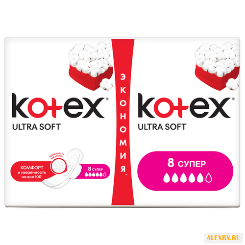 Kotex прокладки Ultra Super Soft