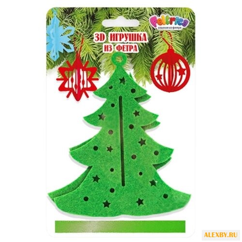 Елочная игрушка Feltrica 3D Елка