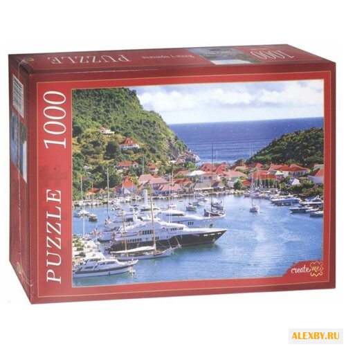 Пазл Рыжий кот Яхты у причала