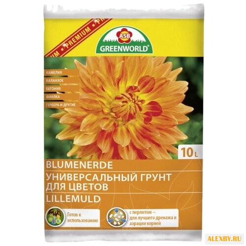 Грунт ASB Greenworld для цветов