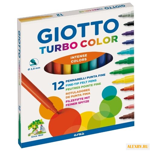 GIOTTO Фломастеры Turbo Color