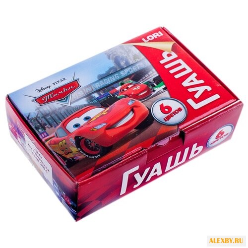 LORI Гуашь Тачки Disney 6