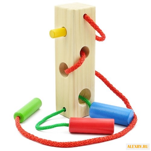 Шнуровка Игрушки из дерева