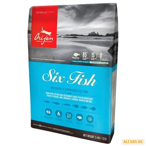 Корм для кошек Orijen Cat Six