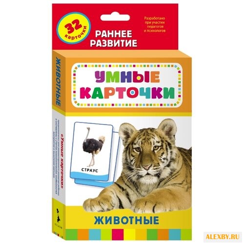 Набор карточек РОСМЭН Животные